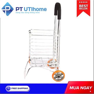Xe đi chợ, xe kéo đi chợ gấp gọn hàng cao cấp siêu nhẹ cho các bà các chị PT UTIHOME