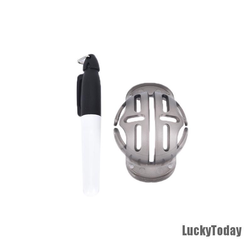 [LuckyToday] Golf Ball Liner Golf Alignment Line Marker Marks Template Golf Swing Trainer