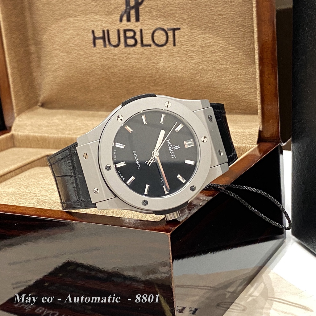 [Máy Cơ] Đồng hồ nam HBL - máy cơ automatic dây da hàng cao cấp fullbox bảo hành 24 tháng autowatch | BigBuy360 - bigbuy360.vn