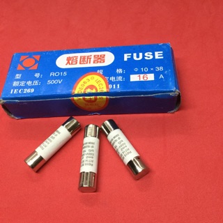 Cầu chì sứ RO15-10x38-10 A/500 v(10 chiếc)