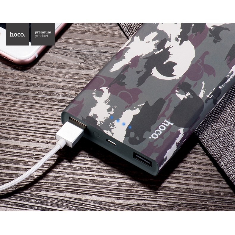 Sạc dự phòng Hoco B12C Camo 13000mAh PowerIQ 2.1 - Nhà phân phối chính thức