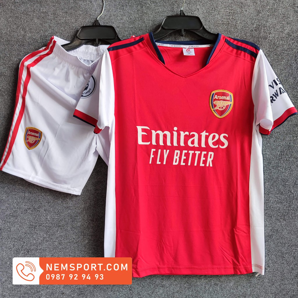 Áo Đá Bóng Arsenal Sân Nhà Mùa Giải 2021-2022