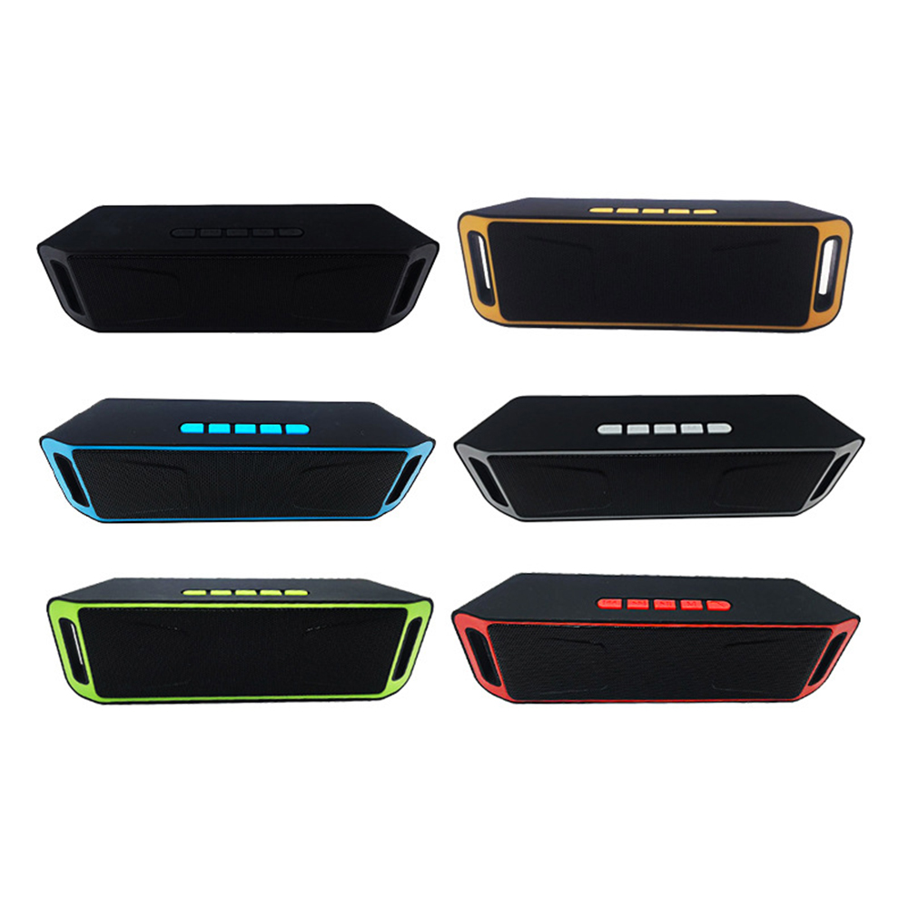 ✩ Wireless Bluetooth Speaker SC208 Computer Mini Dual Speaker Portable Small Stereo Car Subwoofer 【vrru】