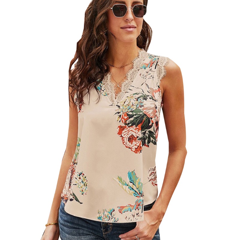 Áo Tank Top Sát Nách Cổ Chữ V Dáng Rộng Màu Sắc Trơn Quyến Rũ Cho Nữ