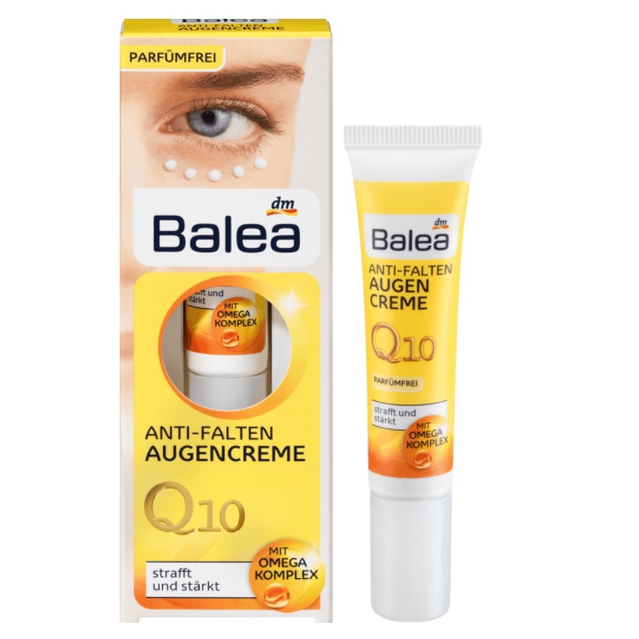 Kem dưỡng mắt Balea Đức tinh chất Q10 15ml làm mờ nếp nhăn, chống lão hoá - Shop Viloet