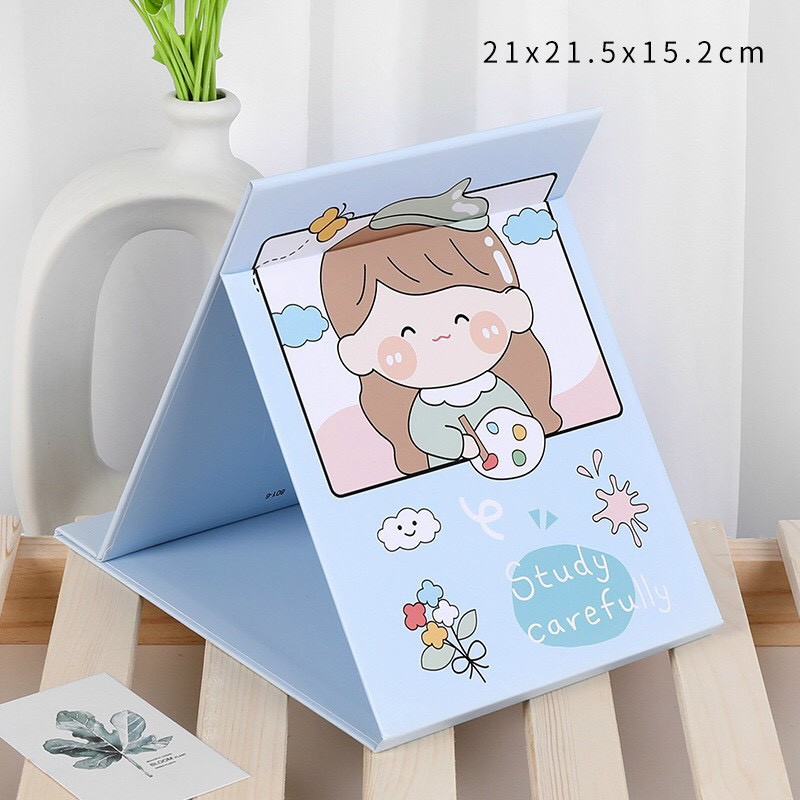 Gương Giấy Gấp Gọn Hoạt Hình Dễ Thương