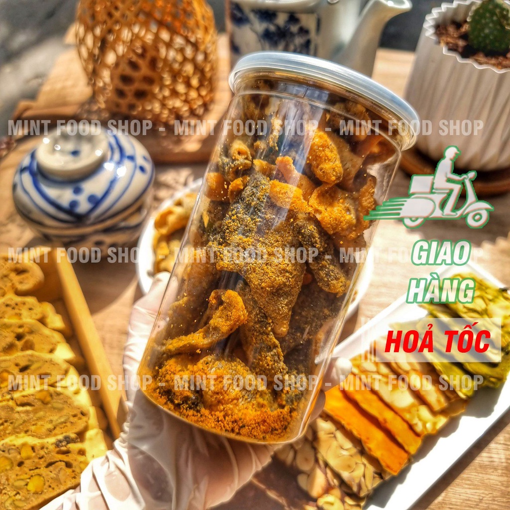 Da Cá Trứng Muối - Da Heo Mắm Tỏi - Tóp Mỡ Mắm Tỏi - Bánh Tóp Mỡ Ba Rọi - Da Gà Siêu Giòn Siêu Ngon
