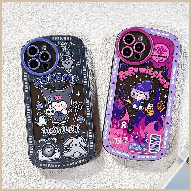 FOR OPPO A58 A17 A17K A57 A77S A39 A37 RENO 7 8 REALME C55 6 PRO 7i 9i C35 C31 C25 C21Y C20 C17 C15 C12 C11 witch oval soft case