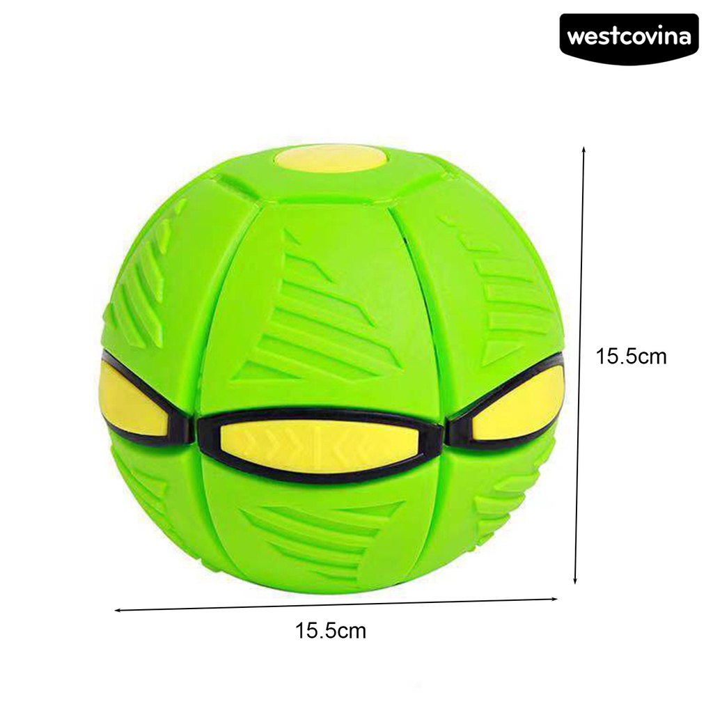 WEST Flying Saucer Ball Deformable Squeeze Toy Flying Saucer Outdoor for Playing