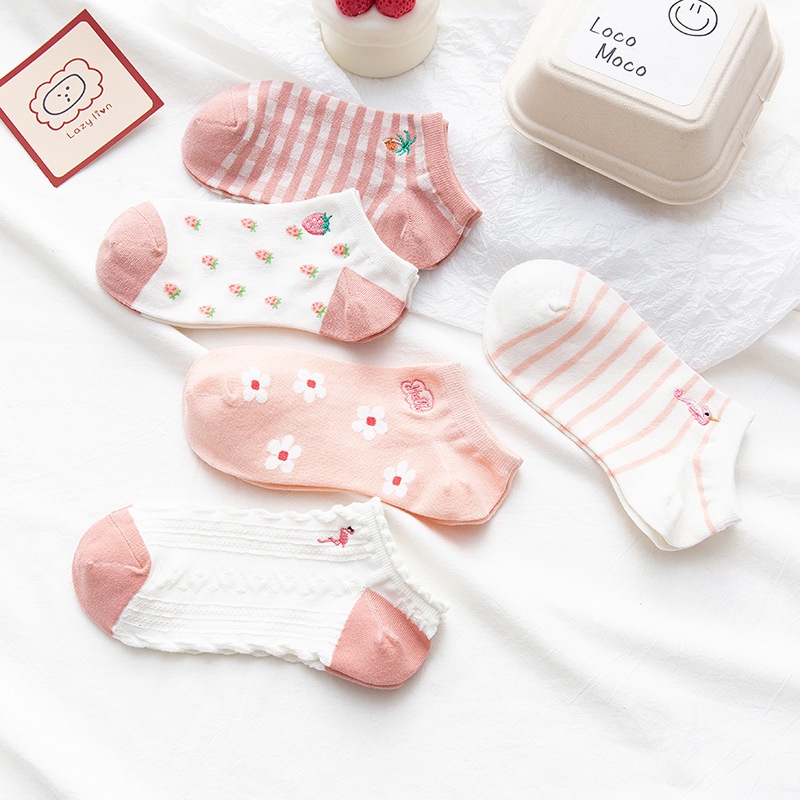 Tất vớ nữ nam cổ ngắn trắng giấy lười dễ thương hàn quốc đẹp TAGU chân thấp nhún đủ màu trơn đen, đỏ, vàng, xám, xanh