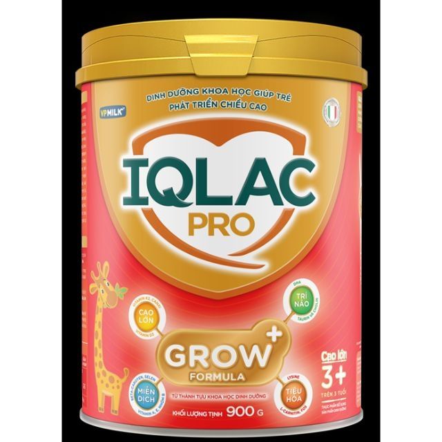 SỮA BỘT IQLAC GROW 3 900GR
