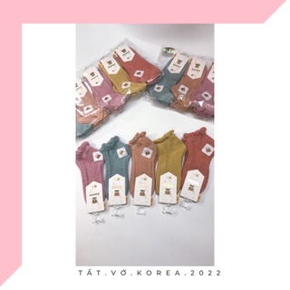 Tất gân dệt kim cho bé gái📛freeship📛dày dặn không bai không xù màu sắc cực đẹp
