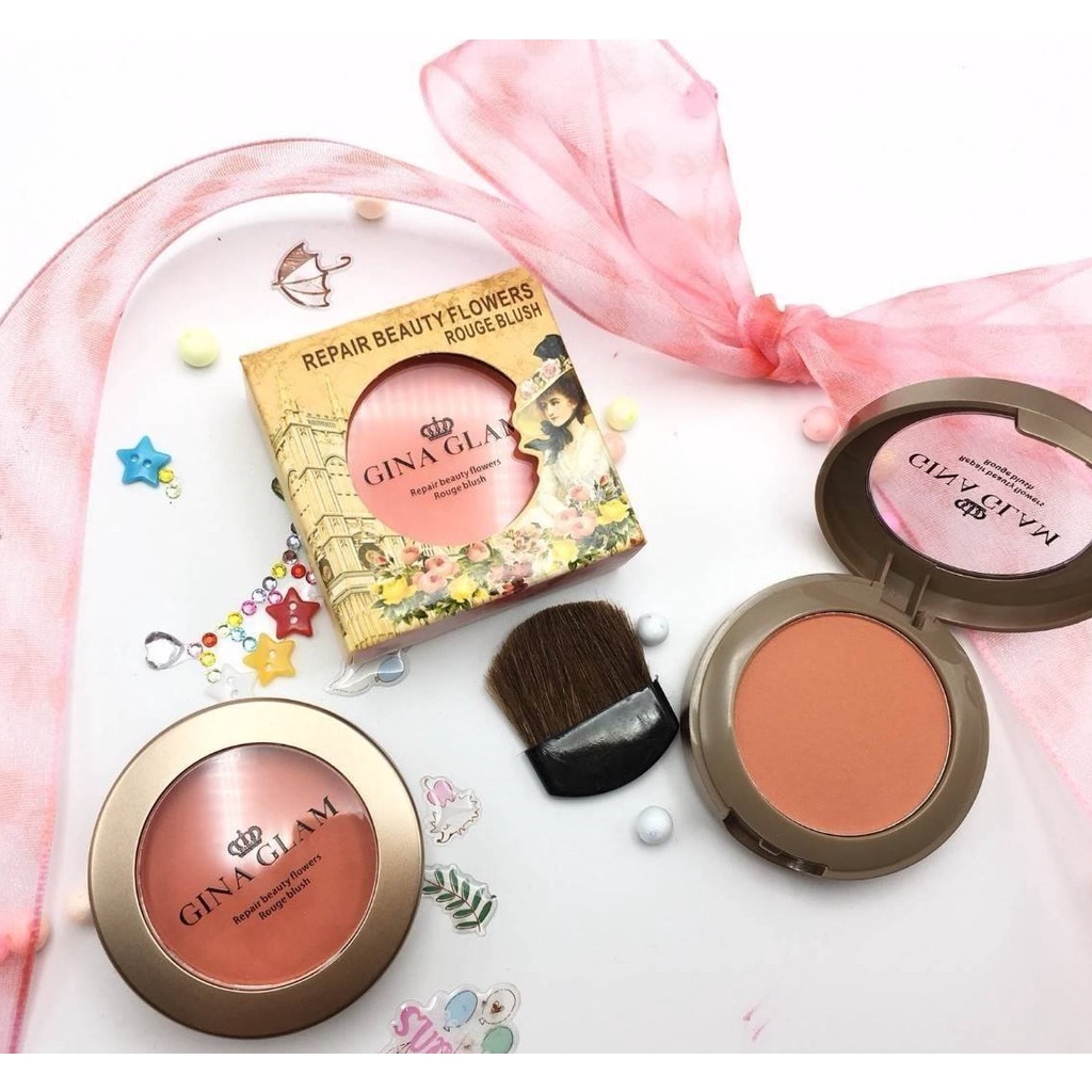 Phấn má Gina Glam repair beauty flowers rouge blush (G36) màu 04- Shy | BigBuy360 - bigbuy360.vn