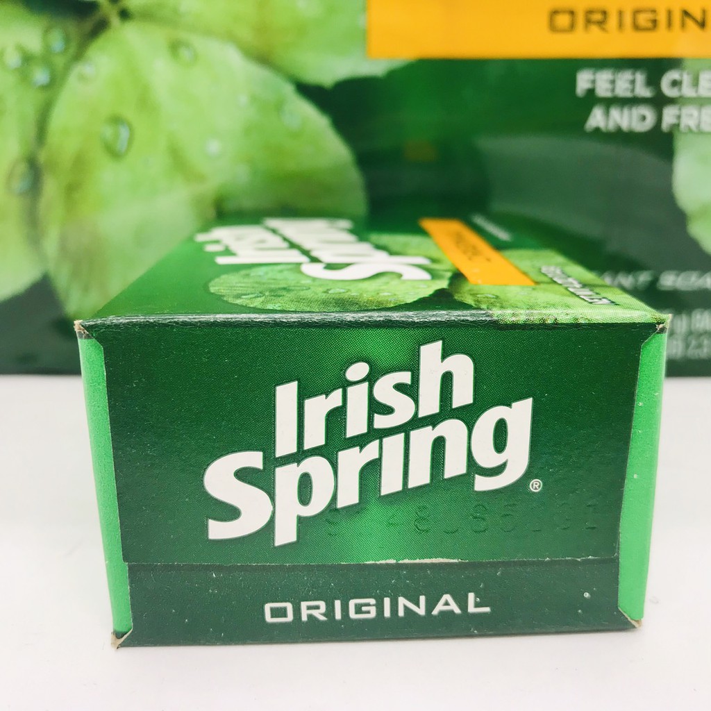 XÀ BÔNG CỤC IRISH SPRING ORIGINAL FEEL CLEAN AND FRESH MỸ - 113G THƠM MÁT DIỆT KHUẨN