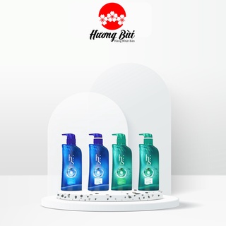 Bộ dầu gội - dầu xả gàu hs xanh dương nhật bản