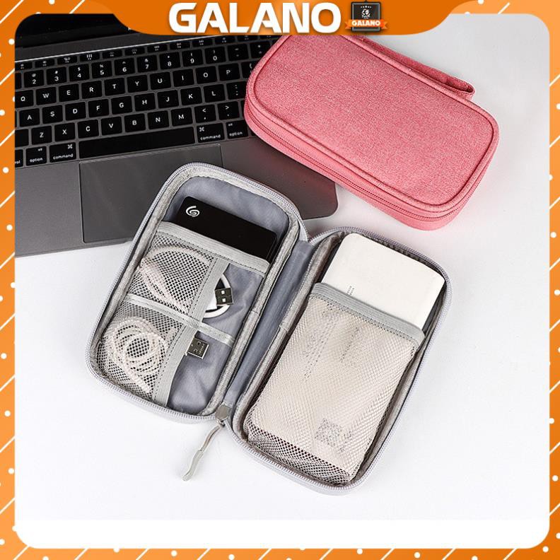 Túi đựng phụ kiện công nghệ GALANO túi đựng điện thoại, pin dự phòng, cáp sạc, ổ cứng di động đa năng TA-001334