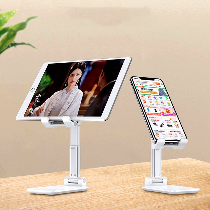 Giá để điện thoại, iPad để bàn có thể gập gọn, chống tê mỏi tay