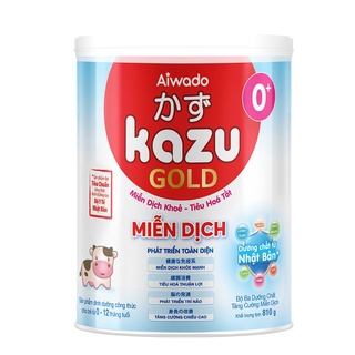Sữa bột KAZU MIỄN DỊCH GOLD 810g 0+ 1+ 2+
