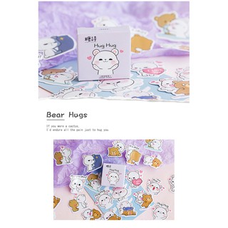 STICKER “ HUG HUG- 45pcs/box