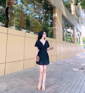 JUMPSUIT CÁNH DƠI NÚT BỌC