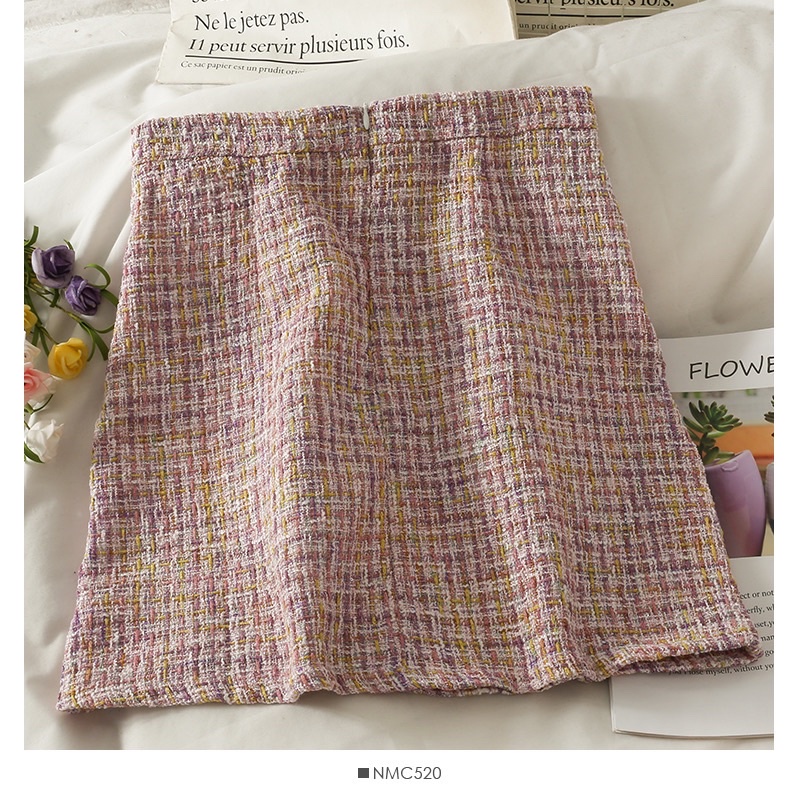 Váy Dạ Phong Cách Hàn Quốc Vintage Đính Ngọc Sang Xịn Mịn