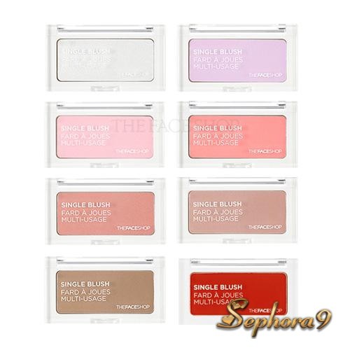 Phấn má hồng trang điểm cực xinh dạng kem TFS Single Blush The Face Shop