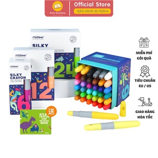 Bút Sáp Màu, Bút Sáp Lụa Hữu Cơ - Mideer Silky Crayon