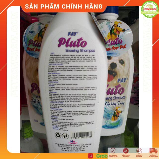 FAY PLUTO SNOWING SHAMPOO - 300ML  Sữa tắm cao cấp - dành cho chó cún lông trắng