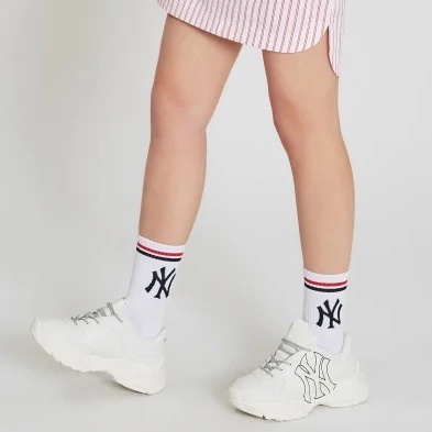 GIÀY MLB_Chính Hãng_BIG BALL CHUNKY A NY CHỮ VÀNG - 11675