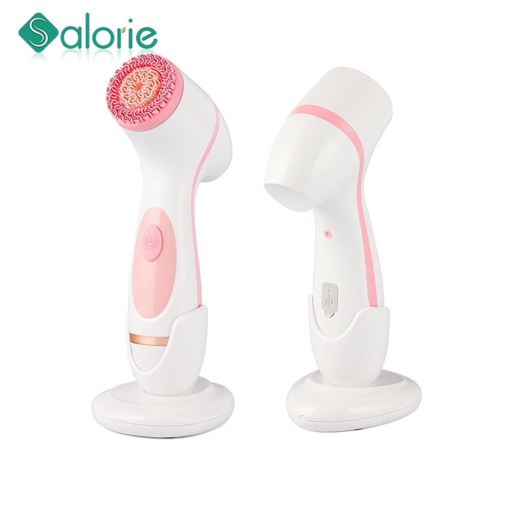 Máy Rửa Mặt Salorie Bằng Silicone Làm Sạch Mụn Đầu Đen