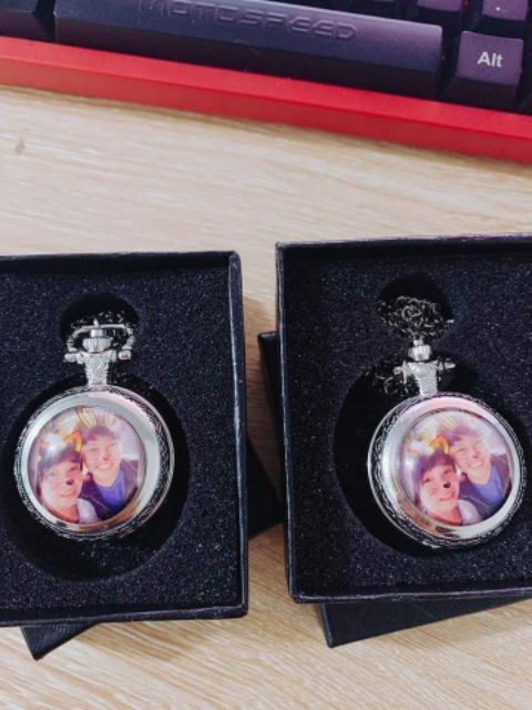 Dây chuyền Đồng Hồ LOCKET in hình ghi chữ theo yêu cầu