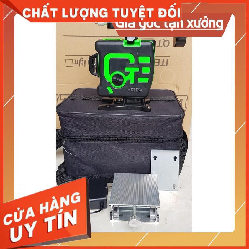 Máy bắn cốt, máy cân bằng laser, máy cân mực laze 12 tia xanh AKUZA  (Tặng kèm chân 1,2m)