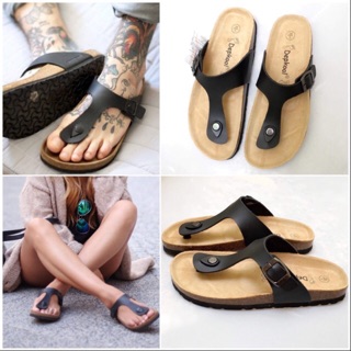 Dép Kẹp - Đế trấu Đen-Form xuất khẩu (Form to)