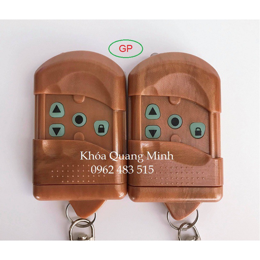 Điều khiển cửa cuốn GP loại mã gạt, sóng 315, kèm zong chống nước