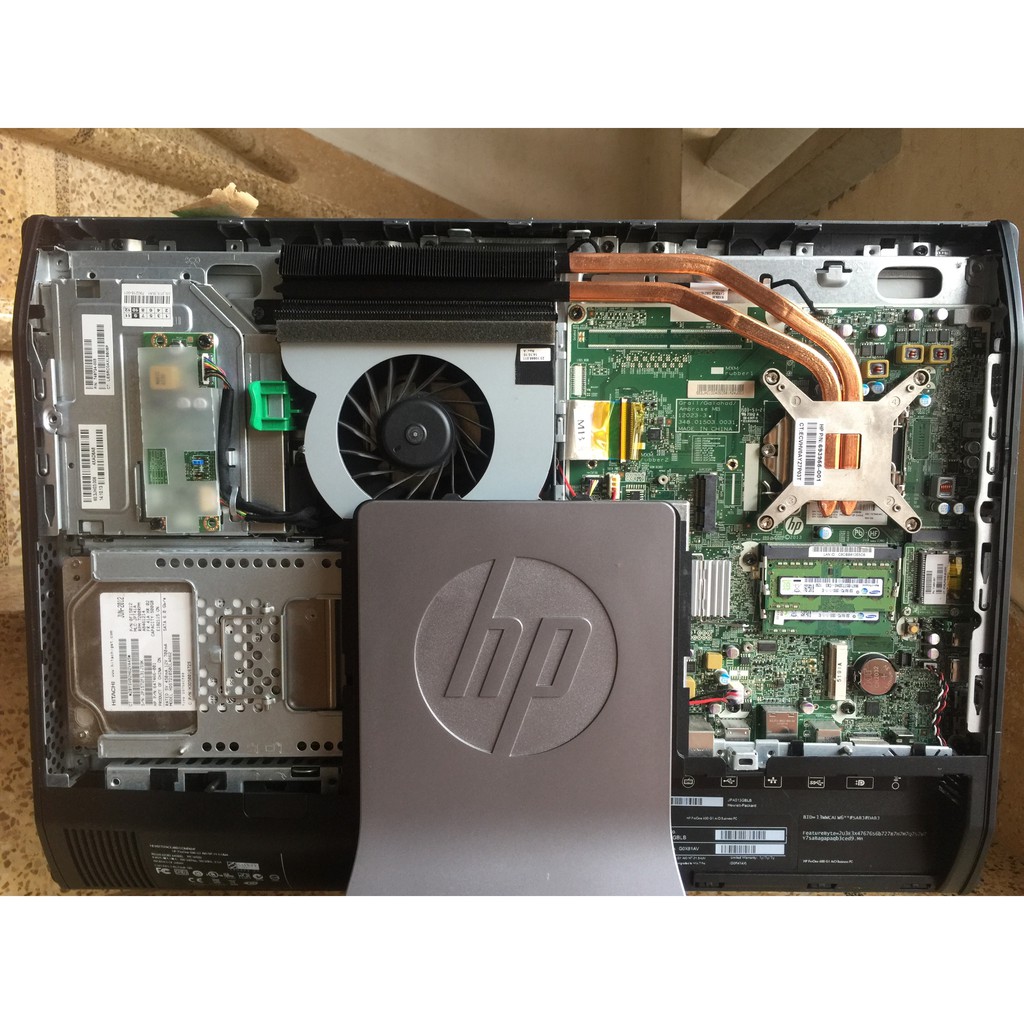 Bộ máy tính all 2 trong 1 all in one HP 600g1, ram 4g, hdd500, chip I5 4xxx, kèm phím, chuột Fuhlen