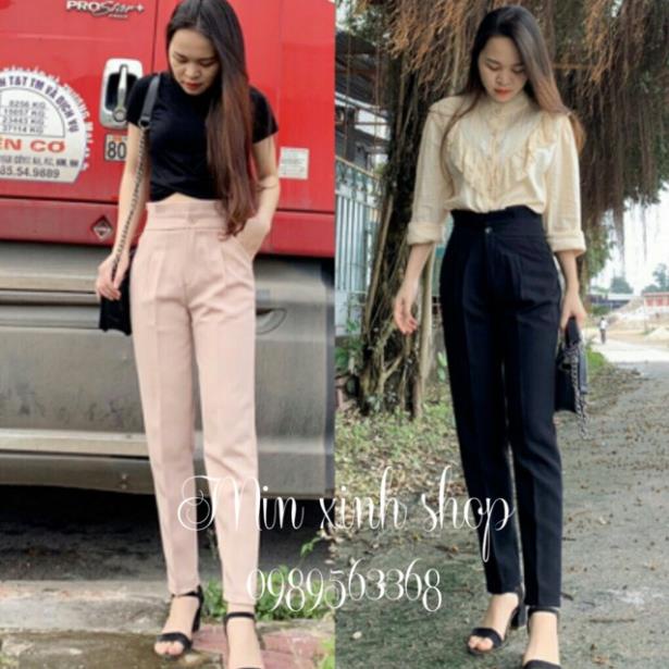 Quần Baggy Nữ  Lưng Cao Cạp Xếp Ly Siêu Hit Hot 2022 | BigBuy360 - bigbuy360.vn