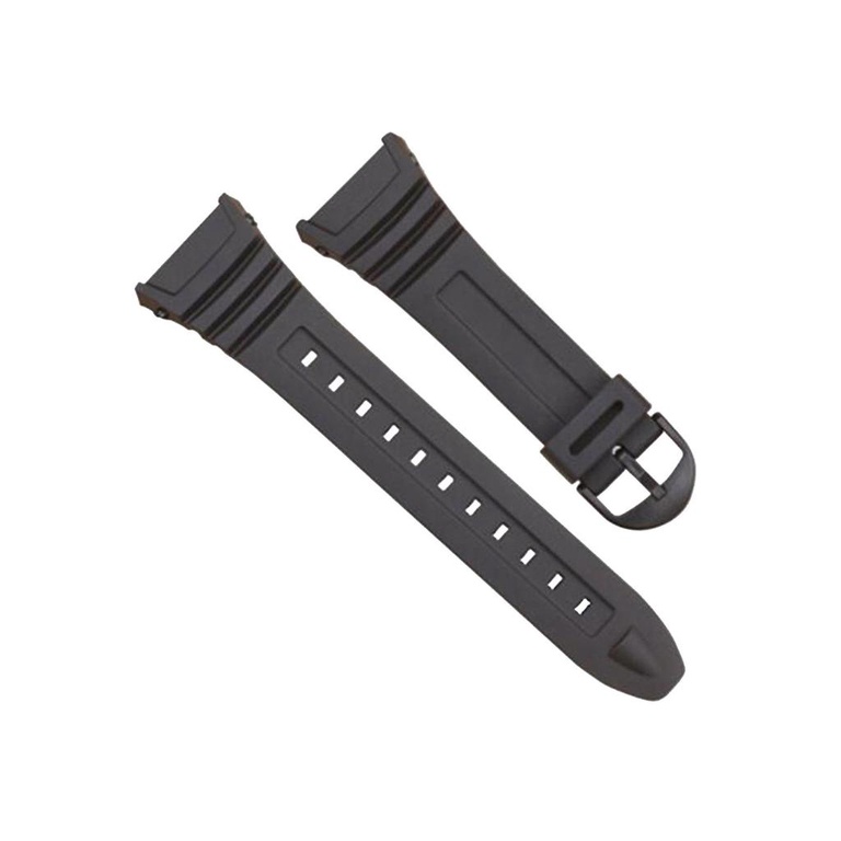 Silicone Watch Band Stainless Steel Pin Buckle Watchband for Casio W-96H