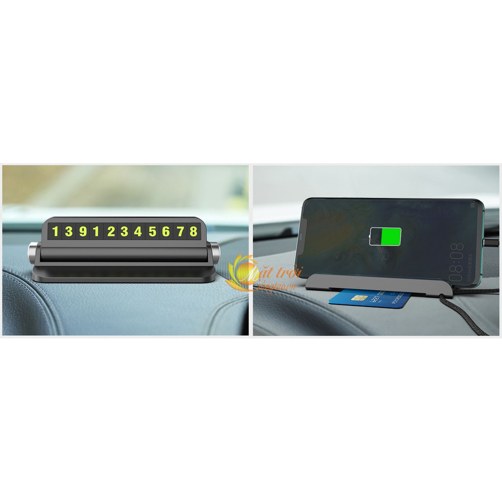 Bảng số điện thoại gắn táp lô ô tô kiêm giá để điện thoại | BigBuy360 - bigbuy360.vn