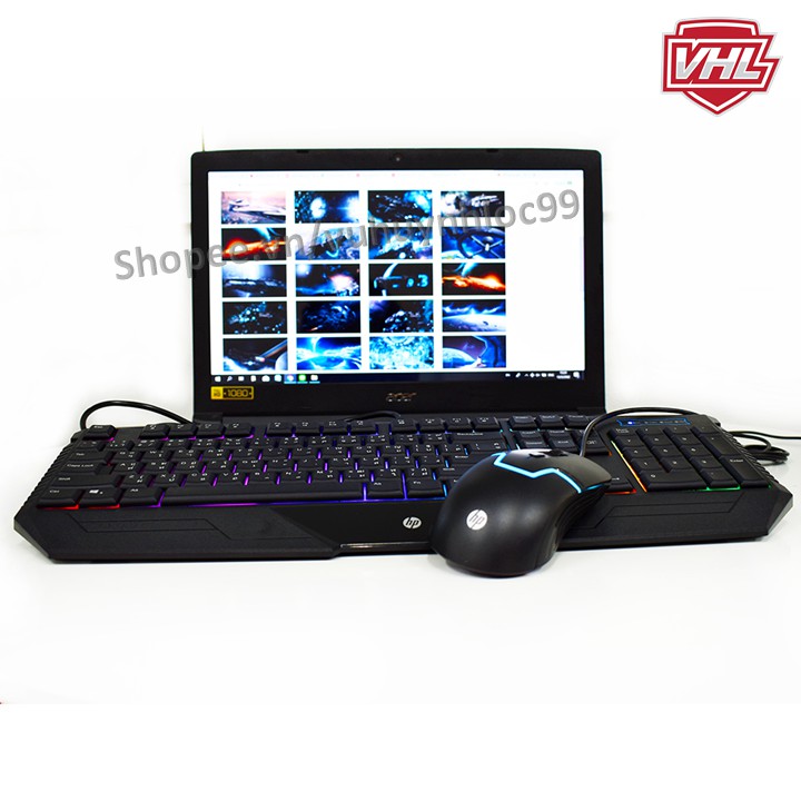 Combo Bộ Bàn Phím và Chuột Gaming HP GK-1100 Full LED Phân phối Chính Hãng | BigBuy360 - bigbuy360.vn