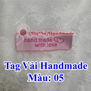 Tag vải handmade 9                       k/ cái