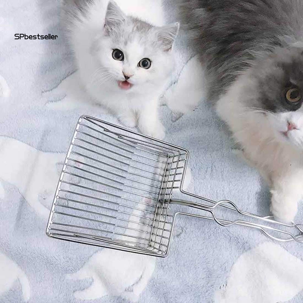 Xẻng Xúc Cát/Cát Vệ Sinh Bằng Thép Không Gỉ Cho Mèo