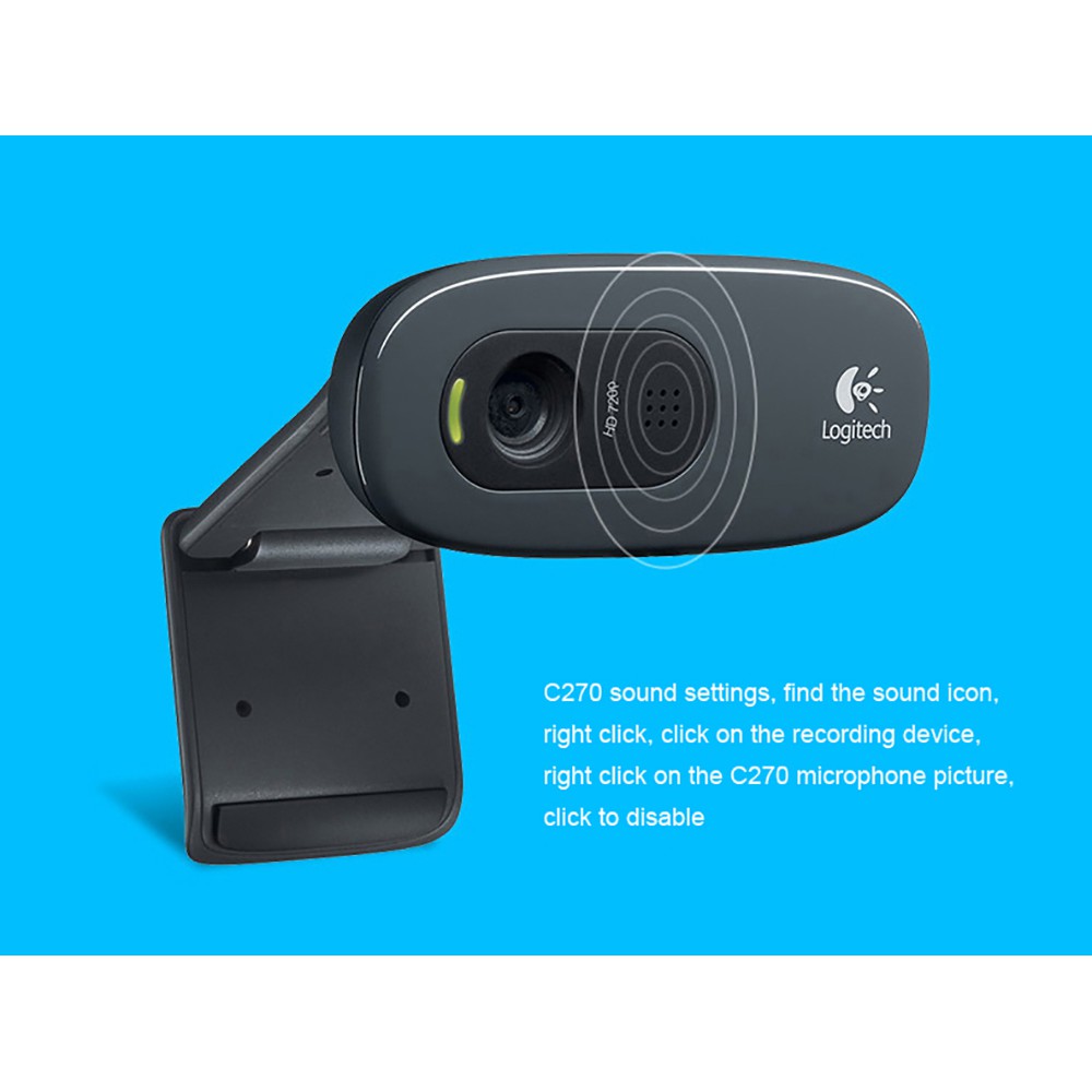 Webcam Logitech C310 / C270 / C270I Hd 720p Tích Hợp Micro Chất Lượng Cao | BigBuy360 - bigbuy360.vn