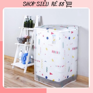 Vỏ bọc máy giặt chống thấm satin cao cấp giao màu ngẫu nhiên 2419