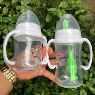 Bình sữa cổ rộng có tay cầm Dolphin 180ml, 240ml