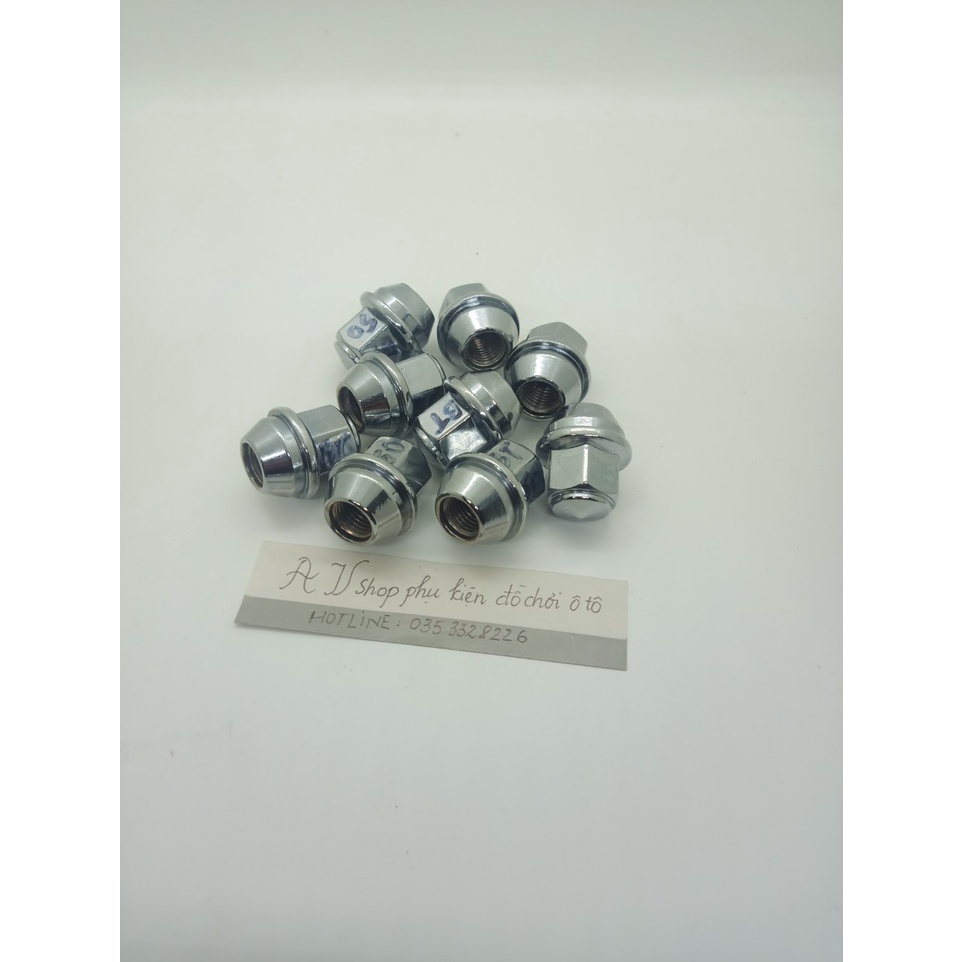 [Ford/Mazda] Ốc lốp bánh xe, Ốc tắc kê, Ê cu mâm xe Ford, bán tải Ford Ranger, Mazda BT50 hàng đúc khối