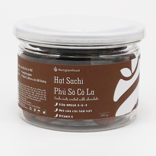 Hạt Sachi phủ SôCôLa 100g | Healthy Snack | Ăn vặt văn phòng | Ăn vặt tốt cho sức khỏe | Hạt dinh dưỡng