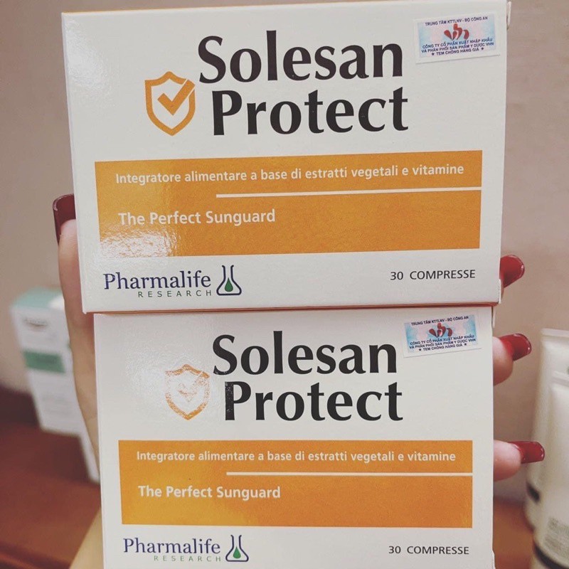  Pharmalife Viên uống chống nắng bảo vệ da Solesan 30 Viên