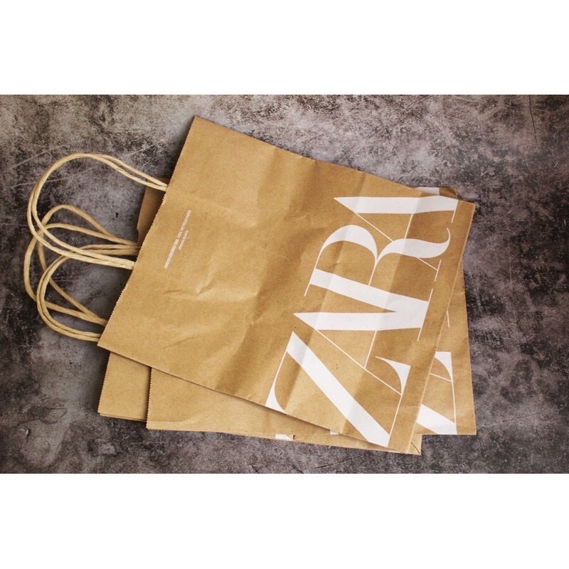 Túi giấy kraft Zara