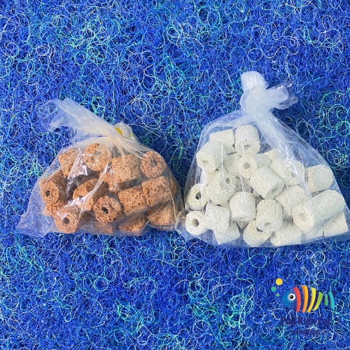 [Combo Mỗi Loại 100g]Combo Vật Dụng Lọc Bể Cá: Sứ Trắng Và Sứ Đỏ
