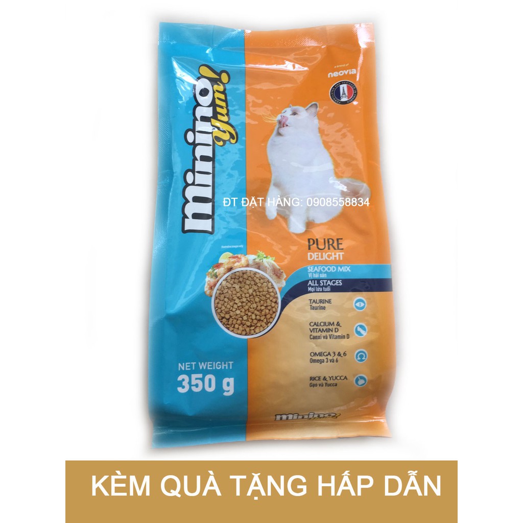 [Có Quà Tặng] Combo 7kg Thức ăn cho mèo của Pháp Minino Yum (Blisk thay đổi bao bì)